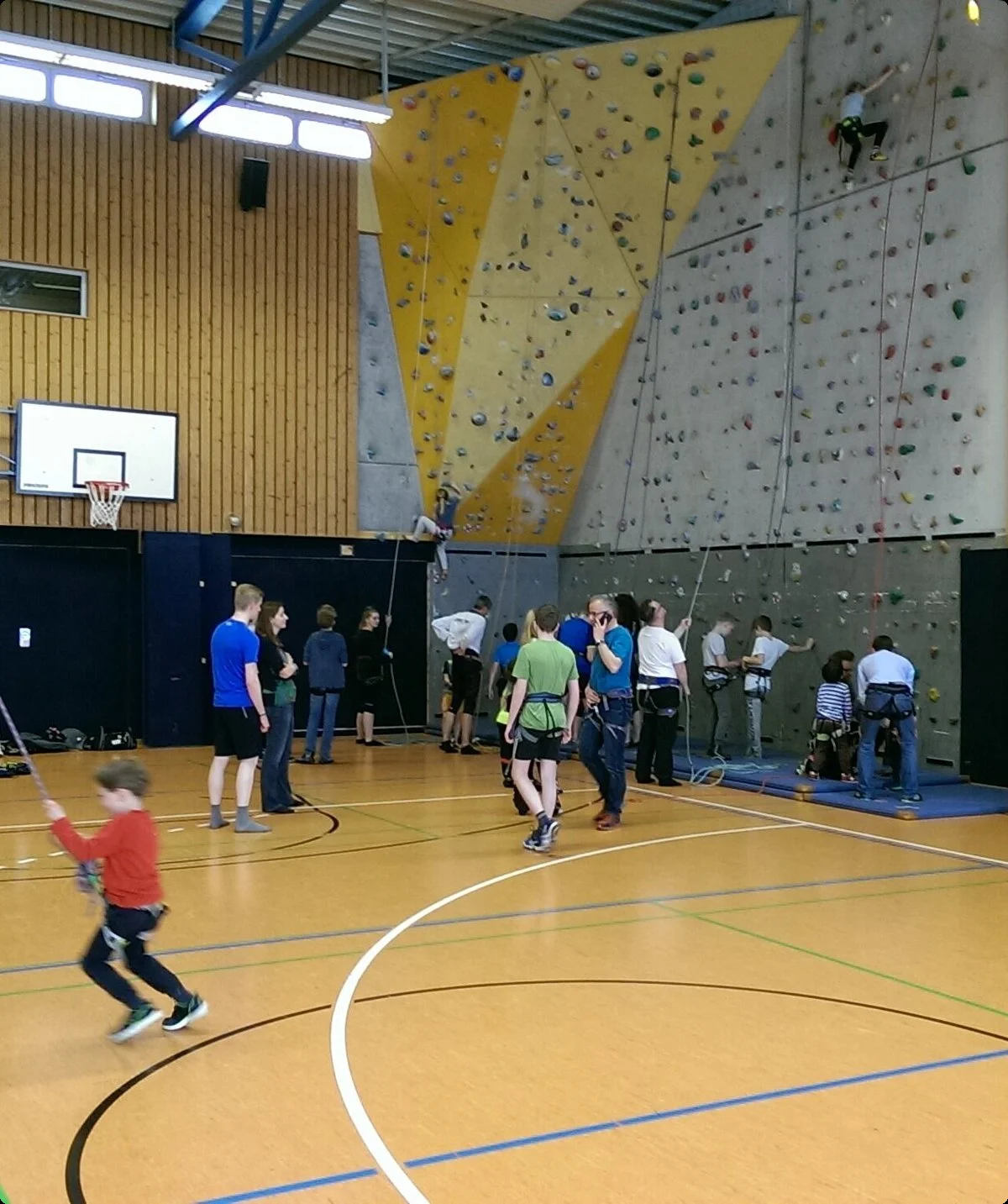 Klettern am Freitag | © DAV Minden